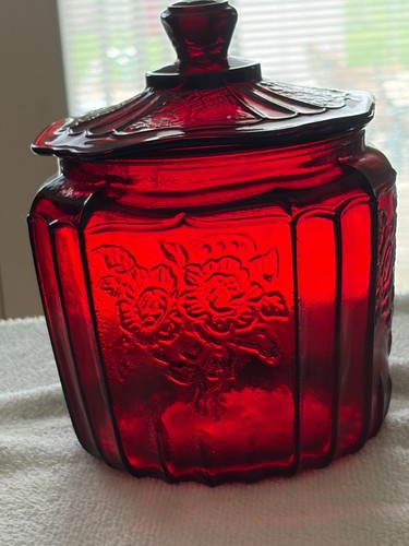 Vintage amberina ruby red - amberina,